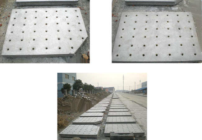 Concrete filter plate